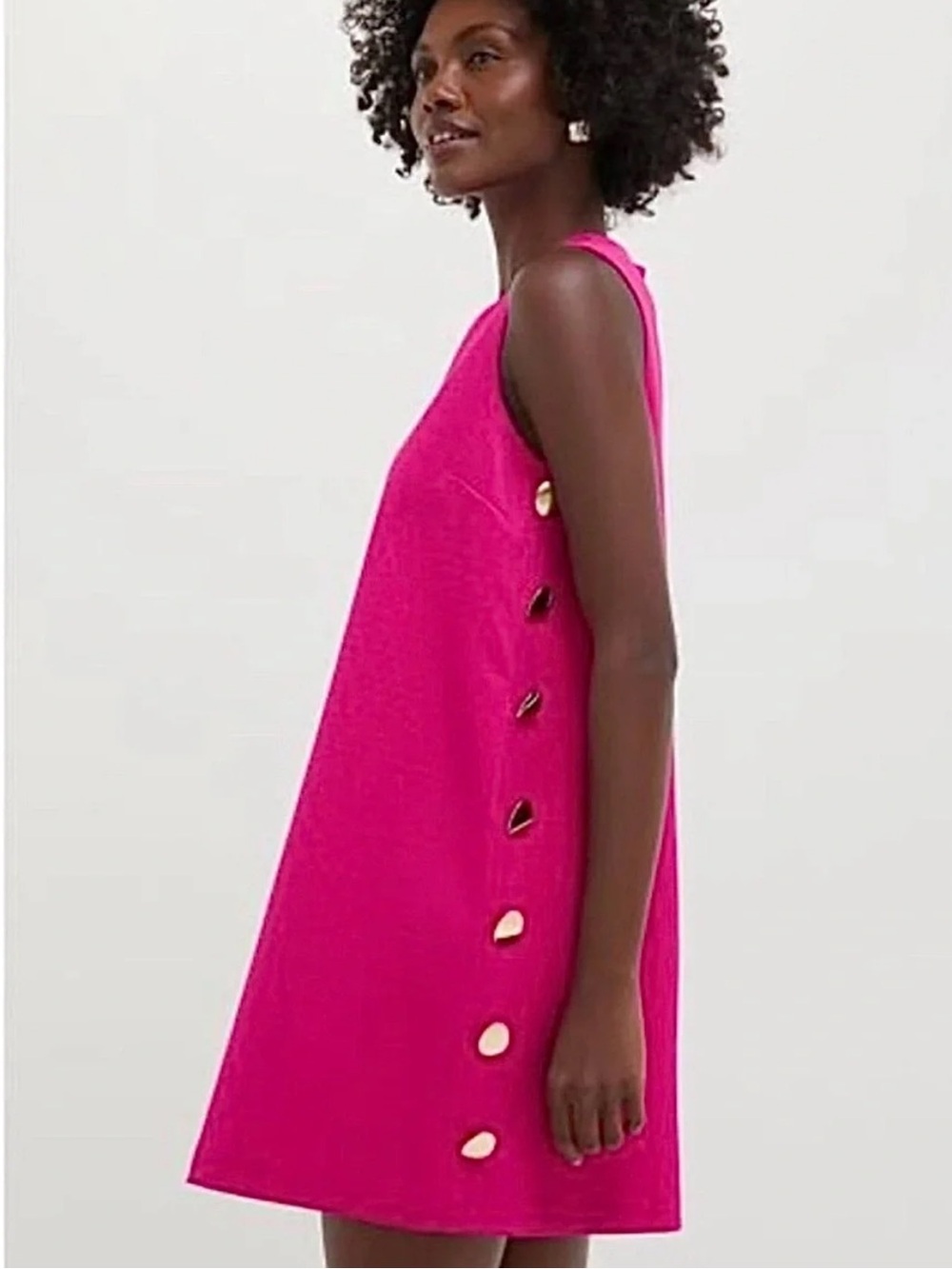 Hyacinth House magenta shift dress